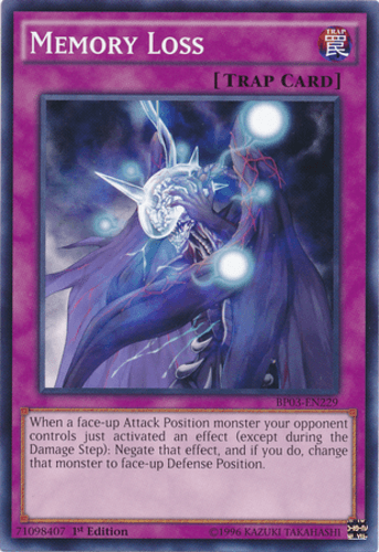 Memory Loss - BP03-EN229 Common 1st Edition