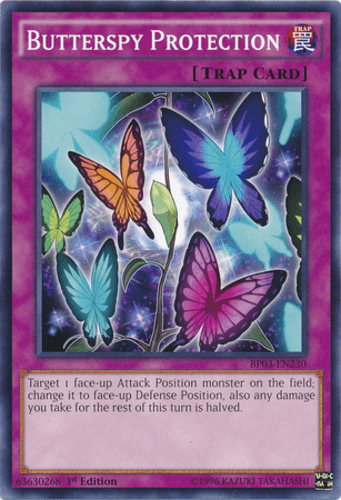 Butterspy Protection - BP03-EN230 Shatterfoil Rare 1st Edition
