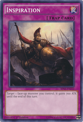 Inspiration - BP03-EN232 Shatterfoil Rare 1st Edition