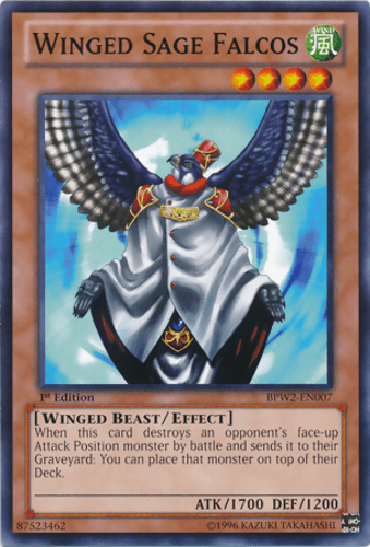 Winged Sage Falcos - BPW2-EN007 Common 1st Edition
