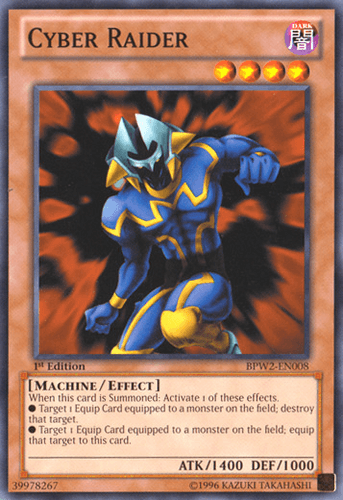Cyber Raider - BPW2-EN008 Common 1st Edition