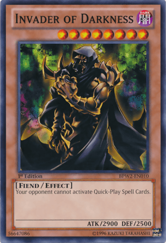 Invader of Darkness - BPW2-EN010 Common 1st Edition