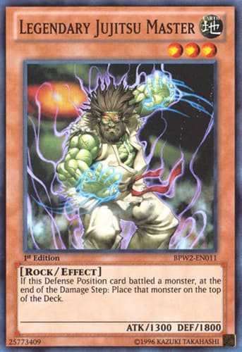 Legendary Jujitsu Master - BPW2-EN011 Super Rare 1st Edition
