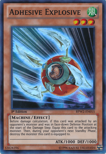 Adhesive Explosive - BPW2-EN015 Super Rare 1st Edition