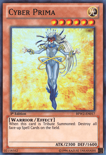 Cyber Prima - BPW2-EN017 Super Rare 1st Edition