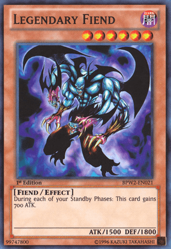 Legendary Fiend - BPW2-EN021 Super Rare 1st Edition