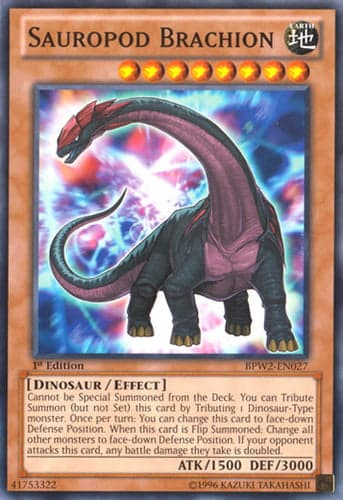 Sauropod Brachion - BPW2-EN027 Common 1st Edition