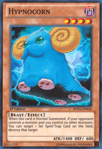 Hypnocorn - BPW2-EN034 Super Rare 1st Edition