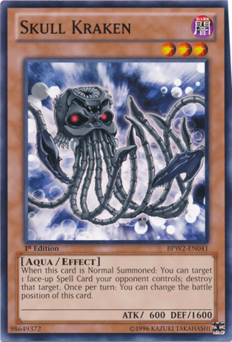 Skull Kraken - BPW2-EN041 Common 1st Edition