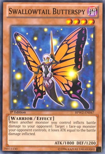 Swallowtail Butterspy - BPW2-EN047 Common 1st Edition