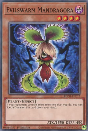 Evilswarm Mandragora - BPW2-EN051 Common 1st Edition