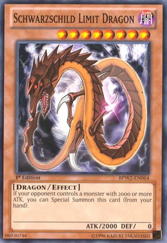 Schwarzschild Limit Dragon - BPW2-EN064 Common 1st Edition