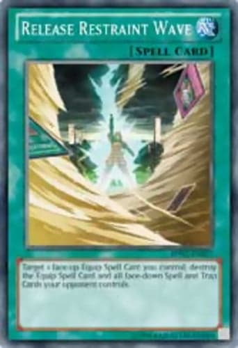 Release Restraint Wave - BPW2-EN077 Super Rare 1st Edition