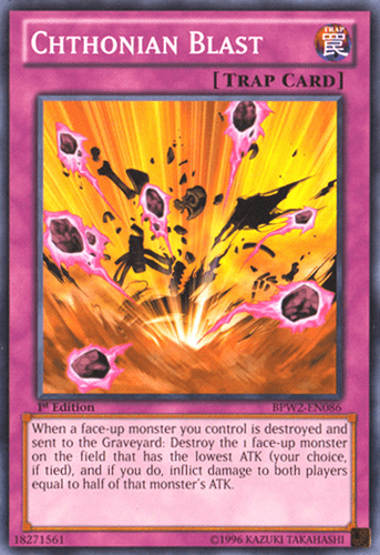 Chthonian Blast - BPW2-EN086 Common 1st Edition