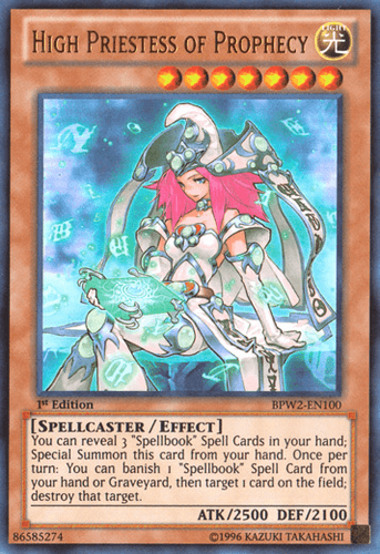 High Priestess of Prophecy - BPW2-EN100 Ultra Rare 1st Edition