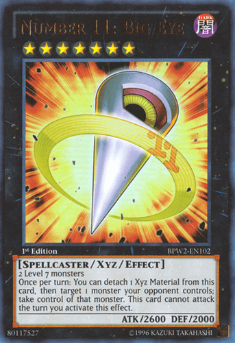 Number 11: Big Eye - BPW2-EN102 Ultra Rare 1st Edition