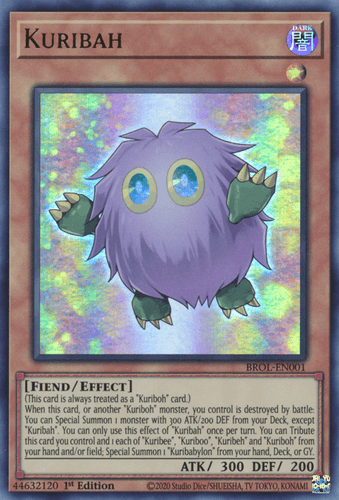 Kuribah - BROL-EN001 Ultra Rare 1st Edition
