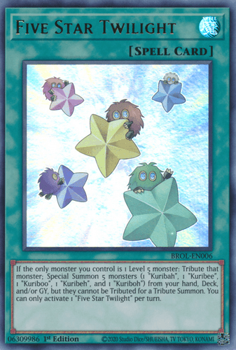 Five Star Twilight - BROL-EN006 Ultra Rare 1st Edition