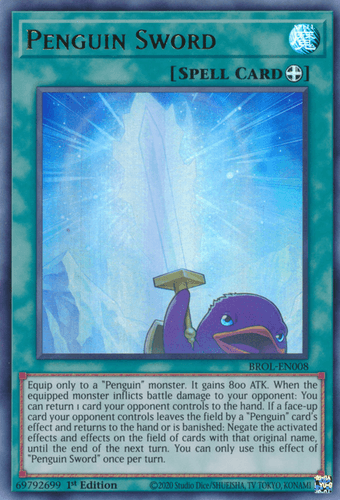 Penguin Sword - BROL-EN008 Ultra Rare 1st Edition