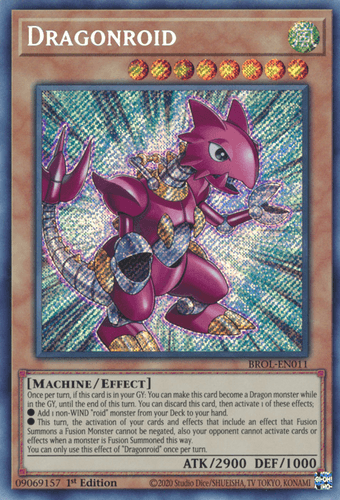 Dragonroid - BROL-EN011 Secret Rare 1st Edition