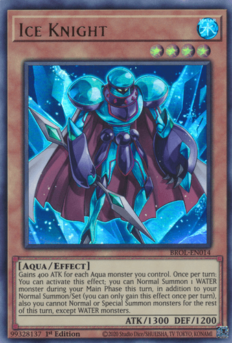 Ice Knight - BROL-EN014 Ultra Rare 1st Edition