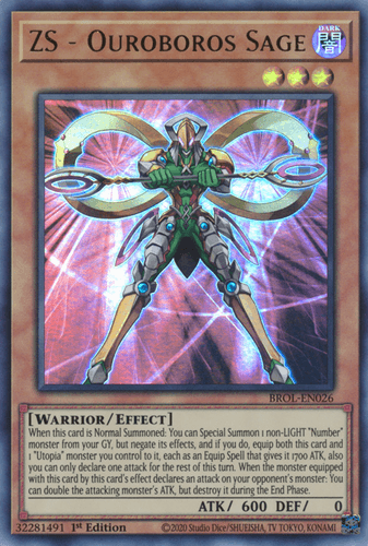 ZS - Ouroboros Sage - BROL-EN026 Ultra Rare 1st Edition