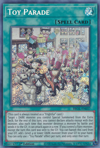 Toy Parade - BROL-EN037 Secret Rare 1st Edition