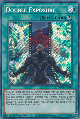 Double Exposure - BROL-EN040 Secret Rare 1st Edition