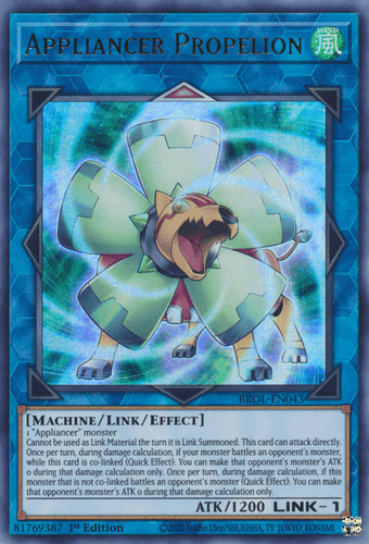 Appliancer Propelion - BROL-EN043 Ultra Rare 1st Edition