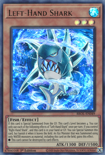 Left-Hand Shark - BROL-EN049 Ultra Rare 1st Edition