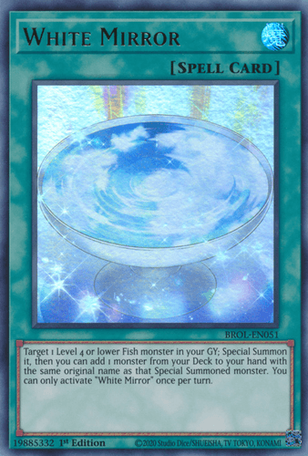 White Mirror - BROL-EN051 Ultra Rare 1st Edition
