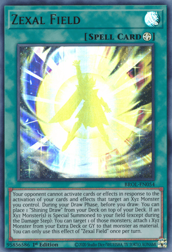 Zexal Field - BROL-EN054 Ultra Rare 1st Edition