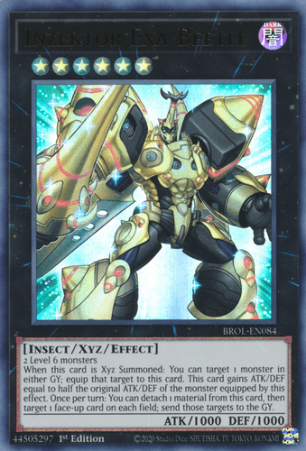 Inzektor Exa-Beetle - BROL-EN084 Ultra Rare 1st Edition