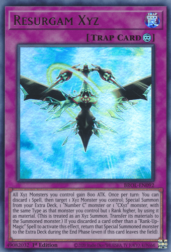 Resurgam Xyz - BROL-EN092 Ultra Rare 1st Edition