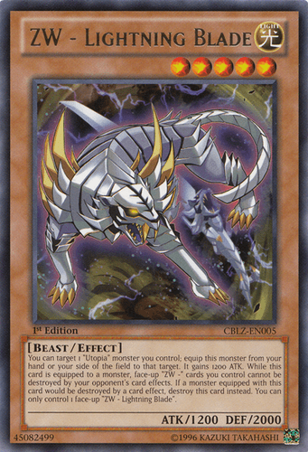 ZW - Lightning Blade - CBLZ-EN005 Rare 1st Edition