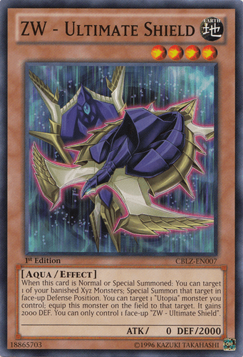 ZW - Ultimate Shield - CBLZ-EN007 Common 1st Edition