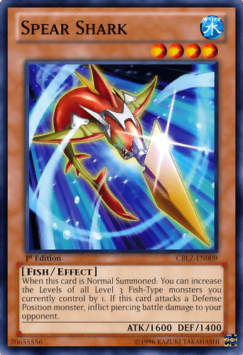Spear Shark - CBLZ-EN009 Common 1st Edition