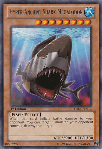 Hyper-Ancient Shark Megalodon - CBLZ-EN012 Rare Unlimited