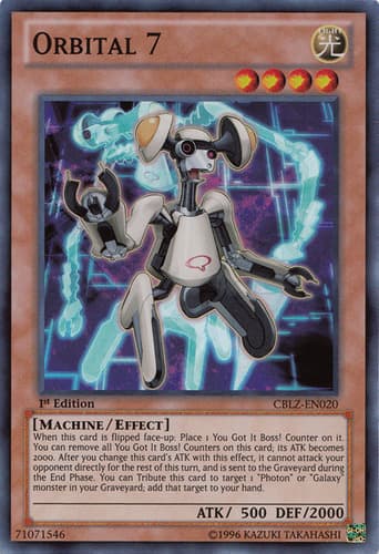 Orbital 7 - CBLZ-EN020 Super Rare Unlimited