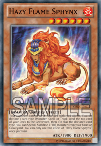 Hazy Flame Sphynx - CBLZ-EN030 Common 1st Edition