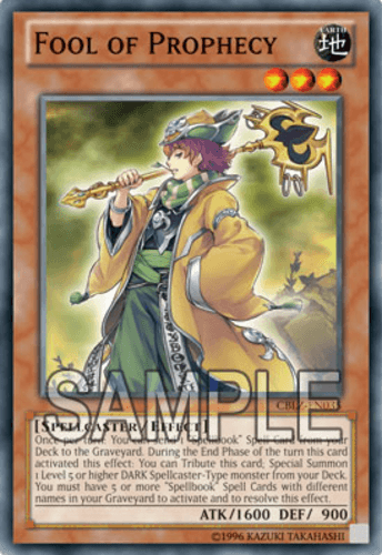 Fool of Prophecy - CBLZ-EN035 Super Rare 1st Edition