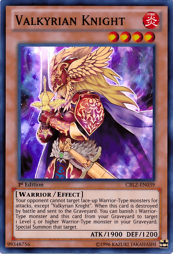 Valkyrian Knight - CBLZ-EN039 Super Rare Unlimited