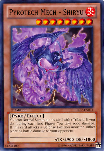 Pyrotech Mech - Shiryu - CBLZ-EN041 Common Unlimited