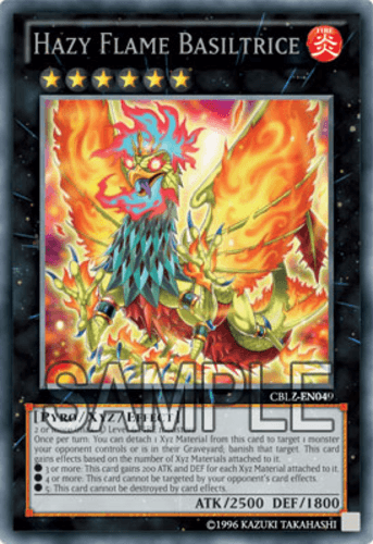 Hazy Flame Basiltrice - CBLZ-EN049 Rare 1st Edition