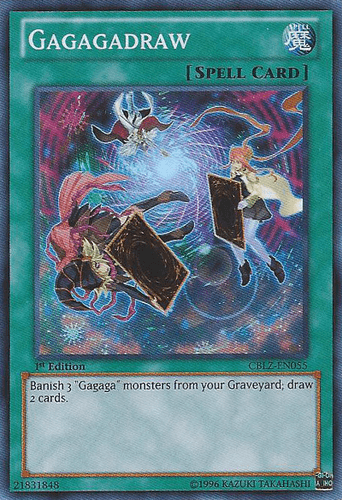 Gagagadraw - CBLZ-EN055 Super Rare 1st Edition