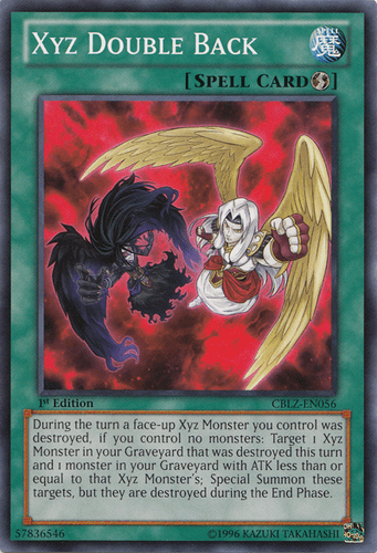 Xyz Double Back - CBLZ-EN056 Common 1st Edition