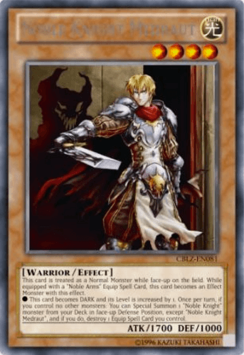 Noble Knight Medraut - CBLZ-EN081 Secret Rare Unlimited