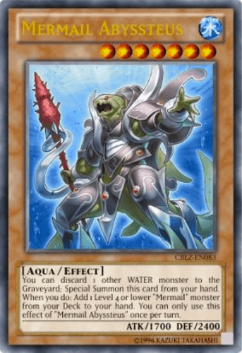 Mermail Abyssteus - CBLZ-EN083 Ultimate Rare 1st Edition