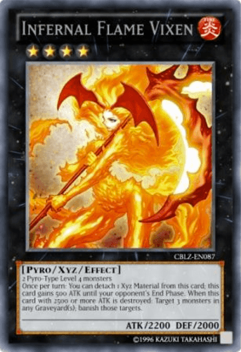 Infernal Flame Vixen - CBLZ-EN087 Rare Unlimited