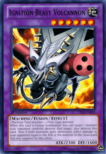 Ignition Beast Volcannon - CBLZ-EN091 Common 1st Edition